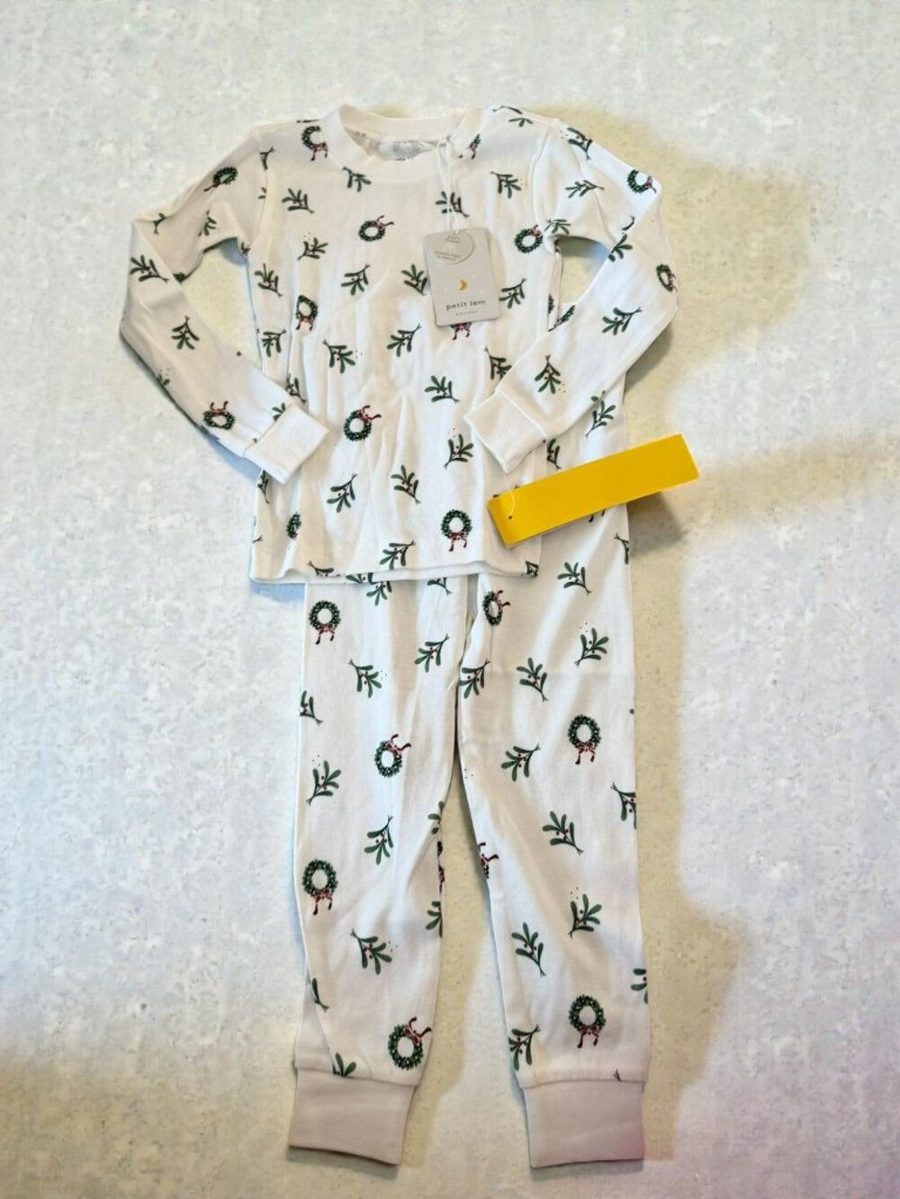 PETIT LEM Toddler Bloomingdales Holiday Christmas Pajama Set Size 4 NEW NWT